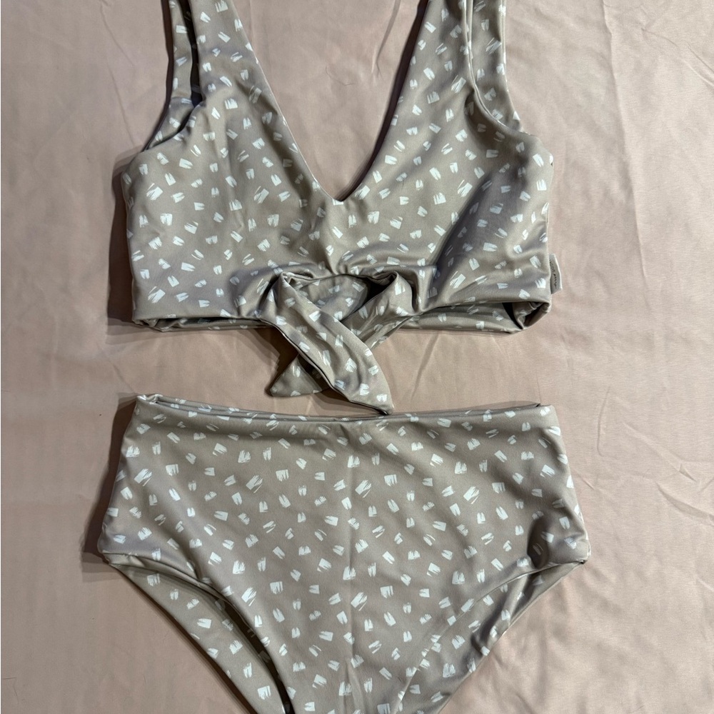 Stylish Gray Bikini Set